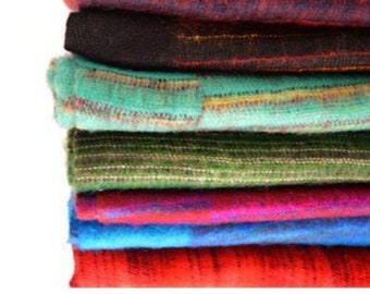 Yak Wool Blanket Code B M Soft Oversized Shawl Throws Etsy