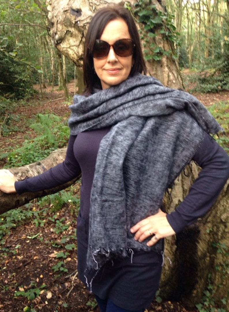 Yak Wool Blanket / Shawl Scarf Wrap / Super Soft Cosy Throw Etsy