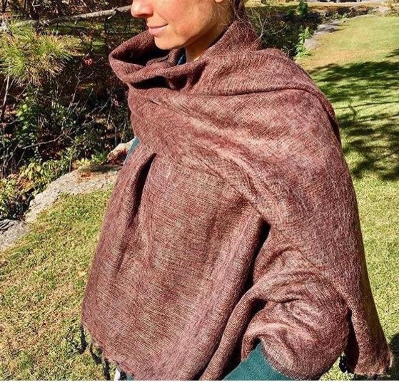 Yak Wool Blanket / Shawl Scarf Wrap / Super Soft Cosy Throw Etsy