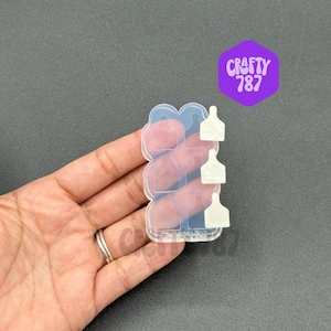 Cow Tag Small Silicone Mold, Resin Jewelry Silicone Mold, Clear Mold, Food Safe Mold, Baking Mold, UV Resin Mold (A15)