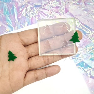 Christmas Tree Earring Silicone Mold | Jewelry Mold Silicone Mold For Resin, Resin Mold Diy Mould (A5)