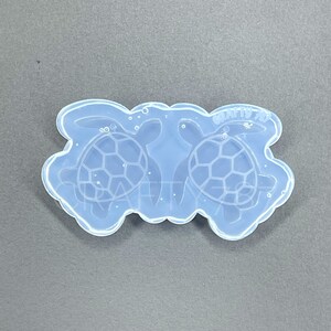 Schildpadoorbel siliconen mal, hars sieraden mal, siliconen mal, UV-hars mal. Sleutelhangermal schildpad (D4)