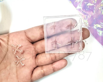 Molde de silicona para pendientes de avión / Molde de viaje / Joyería de resina / Molde para pendientes / Molde de silicona para resina, molde de resina UV (B7)