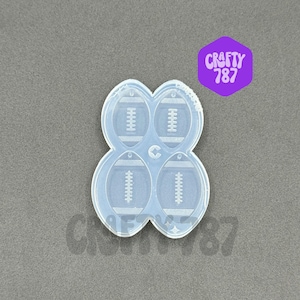Football Dangle Earring Silicone Mold, Resin Mold, UV Resin Jewelry Mold, Craft Mould(b15)