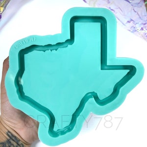Texas 5.4in Tray Silicone Mold | Resin Mold , Tray Mold , Silicone Mold For Resin , Texas (D8)