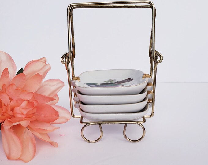 Vintage Sonsco Stacking Ashtray Set Ashtrays and Metal Etsy