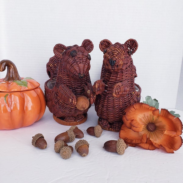 Vintage Squirrel Planter Etsy