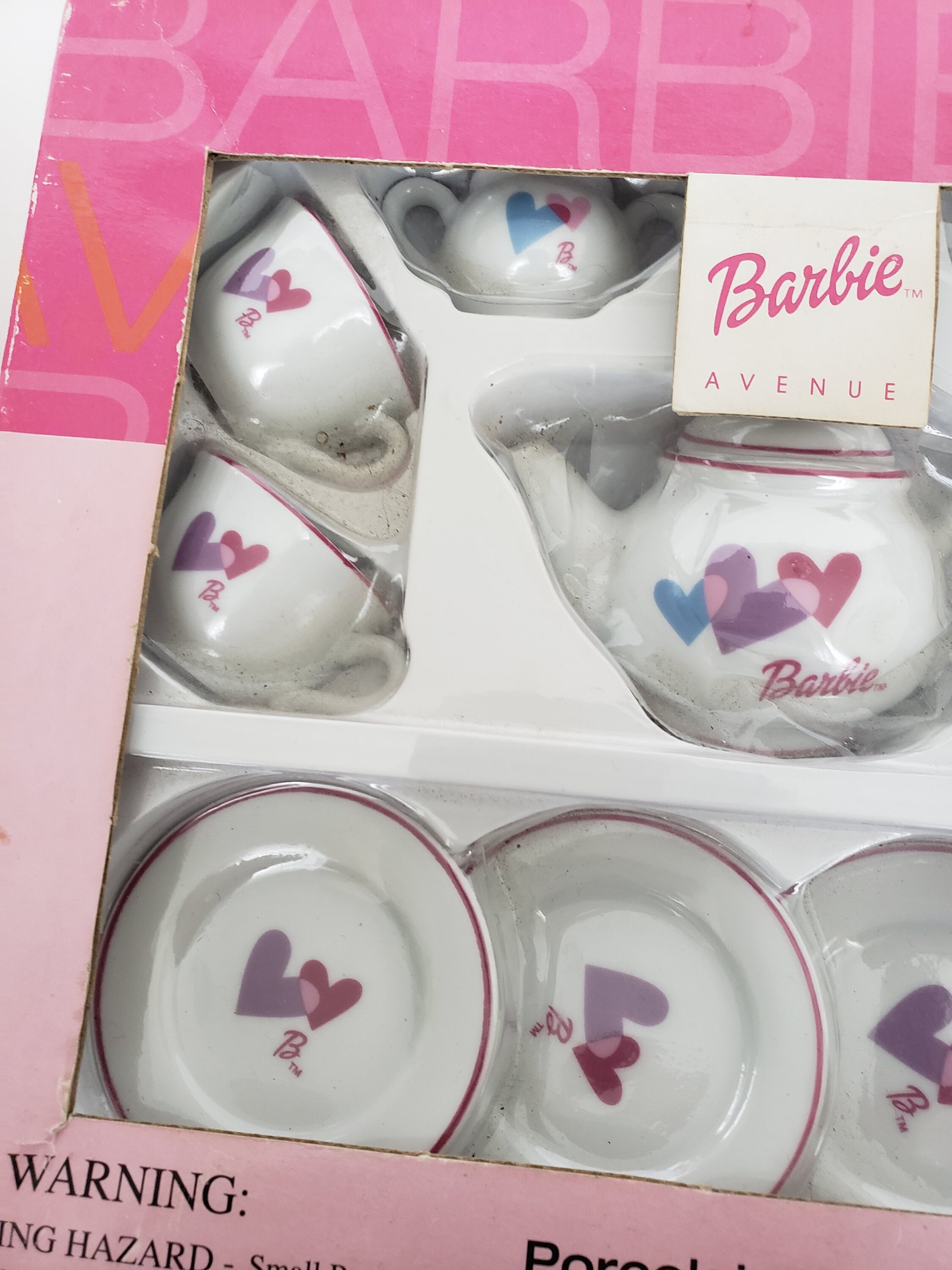 Vintage Barbie Porcelain Tea Set Teapot Sugar Bowl Creamer | Etsy