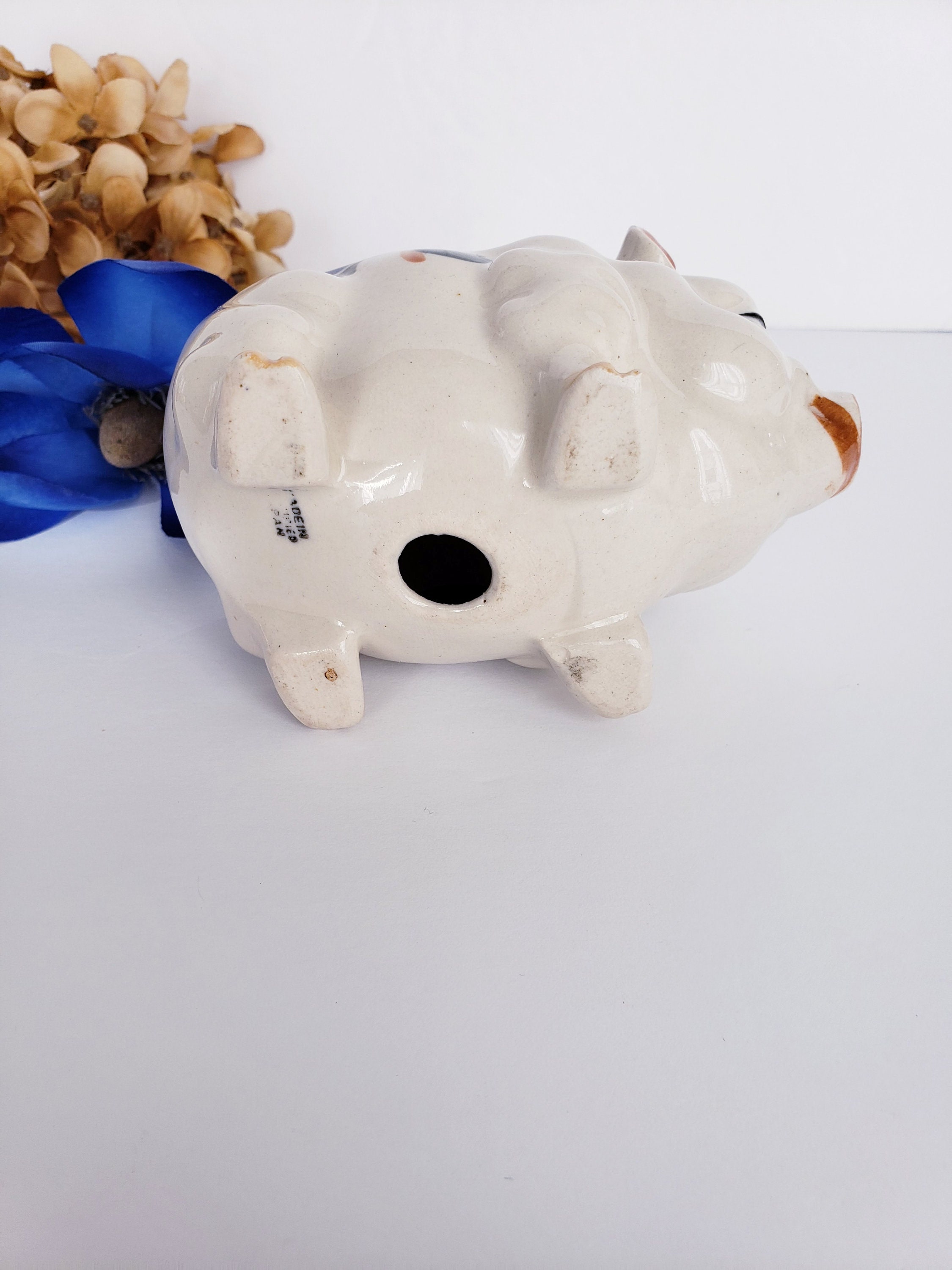 Vintage Ceramic Piggy Bank Made in Occupied Japan (1945-1952