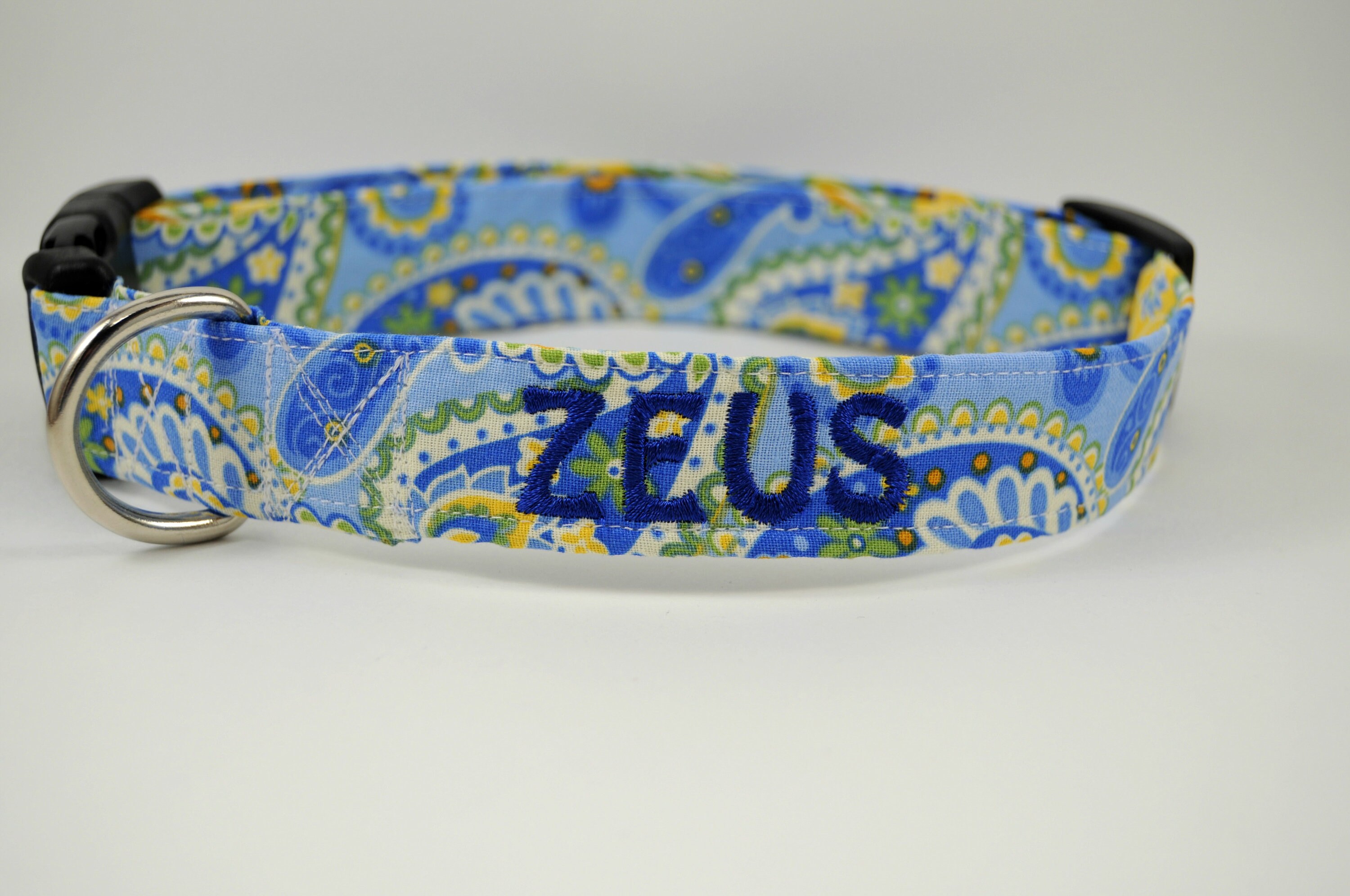 Dog Collar Personalized Collar with Name Collar Bow Tie Etsy
