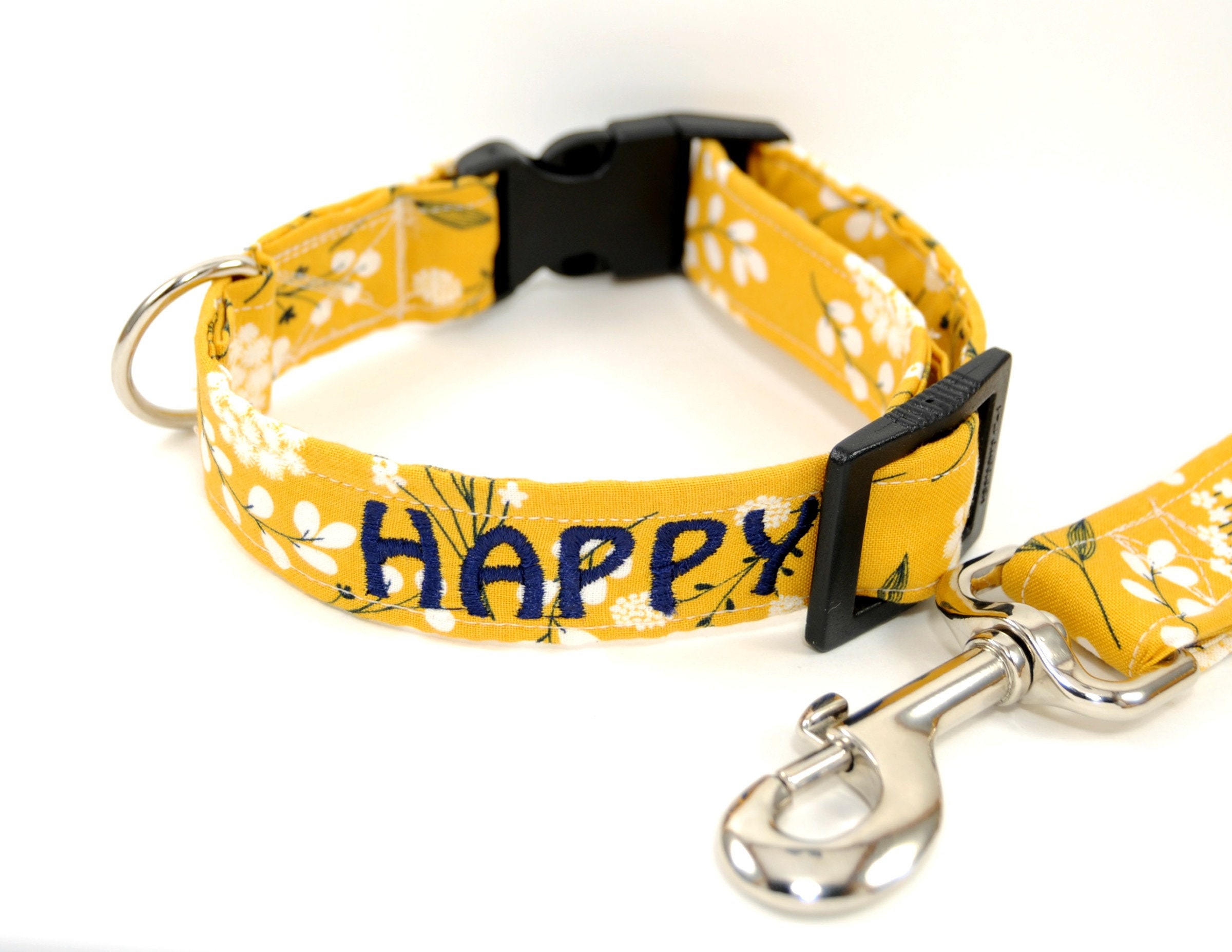 Dog Collar and Leash With Removable Accessories Dog Bow Tie Etsy