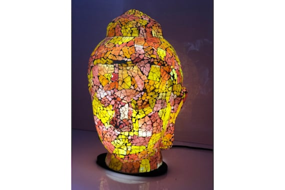 Lampe De Chevet Bouddha Feng Shui 30cm – Lumière De Méditation Apaisante