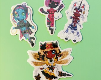 FFXIV Arcadian Holo Stickers