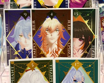 Star Rail Tarot Foil Prints