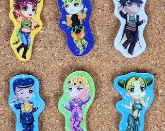 Bizarre Adventure Pins