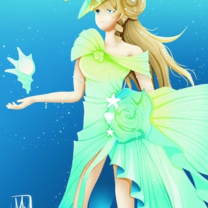 Navia Genshin Print