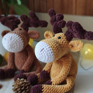 Crochet Moose Pattern: Plush Amigurumi Animal (PDF Pattern)