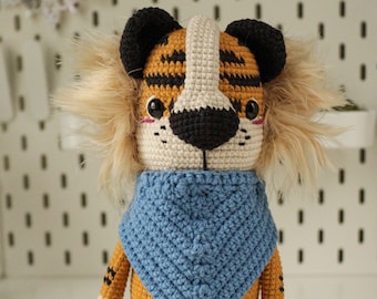 Tiger Amigurumi Crochet Pattern: DIY Toy (PDF Pattern)