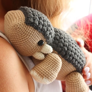 Ankylosaurus-virkmönster: Amigurumi-dinosaurie-gosedjur (PDF-mönster)