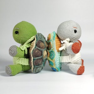 Amigurumi crochet Turtle Leia, PDF pattern image 3
