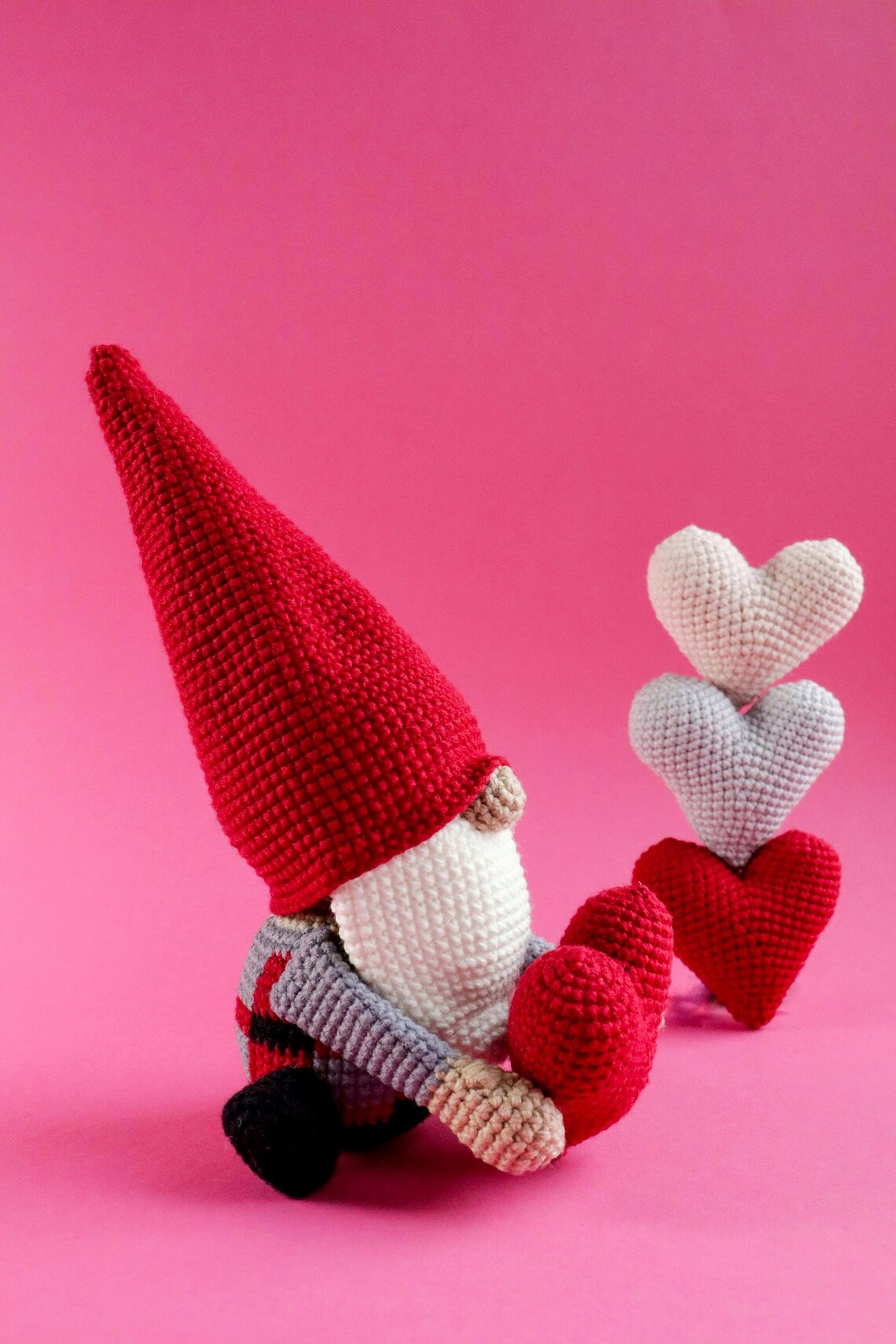 Valentine Gnome Crochet Pattern Valentine Gift Valentines | Etsy