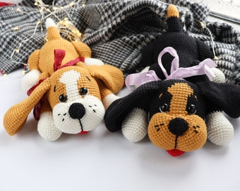 Crochet Dog Amigurumi Pattern: Stuffed Puppy Toy (PDF Pattern)
