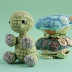 Turtle toy pattern, turtle tutorial, mosaic turtle, cute crochet turtle, baby turtle pattern, soft toy turtle