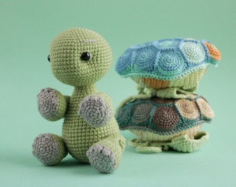 Turtle toy pattern, turtle tutorial, mosaic turtle, cute crochet turtle, baby turtle pattern, soft toy turtle