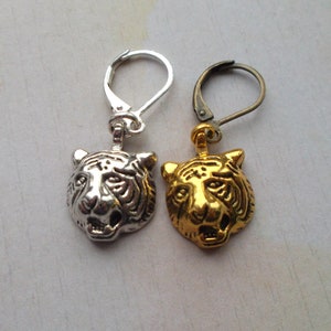 earring tiger head