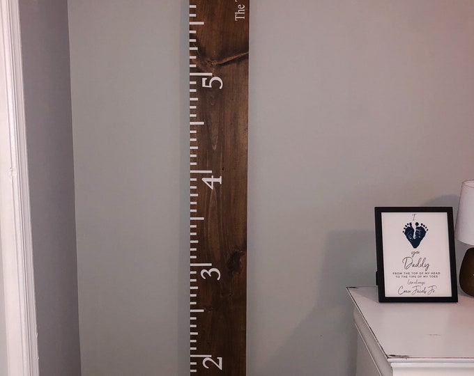 Child Growth Chart, Personalized Wooden Growth Chart, Family Growth Chart, Wooden Height Chart, Baby Shower Gift, First Birthday Gift