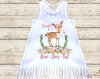 Deer Outfit Baby Bear Outfit First Birthday Outfit Size up to 24 Months Owls Foxes Deer and Bear One Outfit Woodland Girl Outfit Set