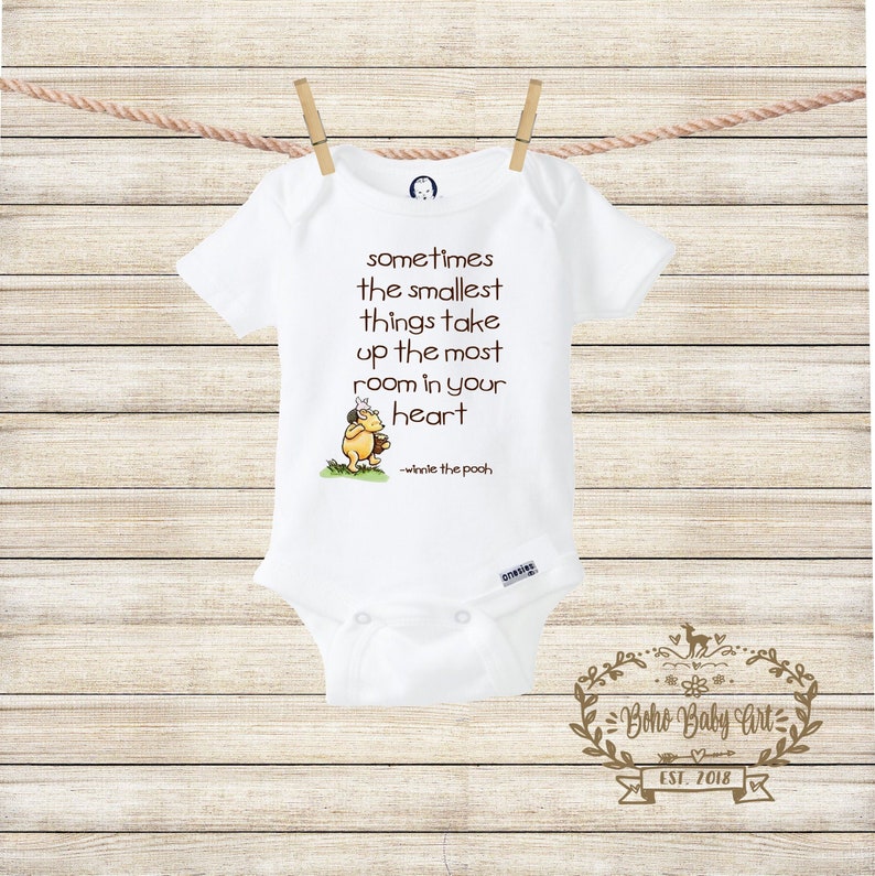 Sometimes the Smallest Things Take Up the Most Room in Your Heart Onesie\u00ae Baby Shower Gift Newborn Outfit Newborn Gift New Baby Onesie