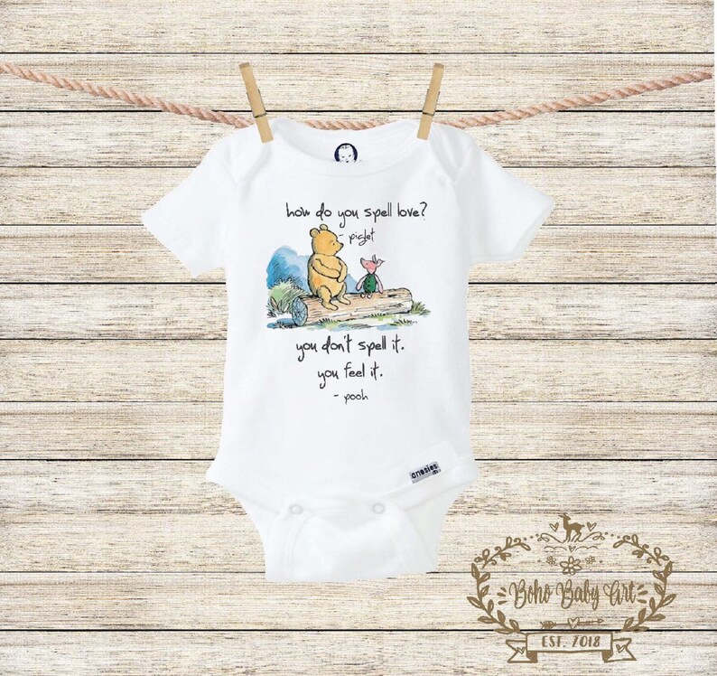 How Do You Spell Love Onesie® Baby Shower Gift Unique Baby Etsy.de