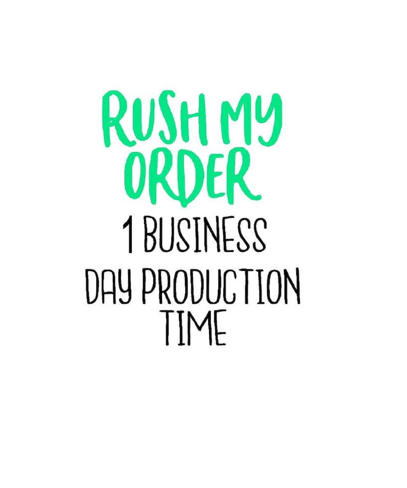1 Business Day Production Rush BohoBabyArt