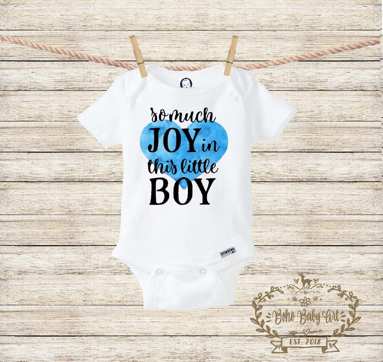 So Much Joy in This Little Boy Onesie® Baby Shower Gift Baby Etsy