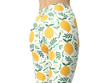 lemon capri pants