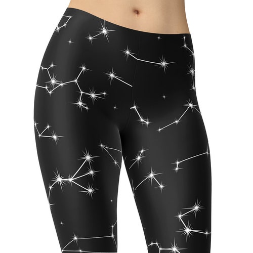 Zodiac Leggings Stars Leggings Astrology Leggings Astronomy Etsy