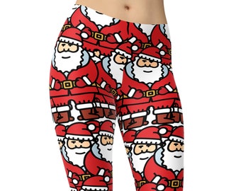 Christmas Leggings, Printed Leggings, Leggings for Women, Workout Leggings, Plus Size Leggings, Christmas Yoga Pants, Capris, Yoga Tights