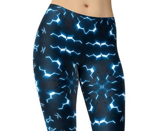 Cyberpunk Leggings, Cyberpunk Clothing, Sci Fi Cosplay leggings, Futuristic leggings, Festival Costume, Festival Leggings, Rave Outfit
