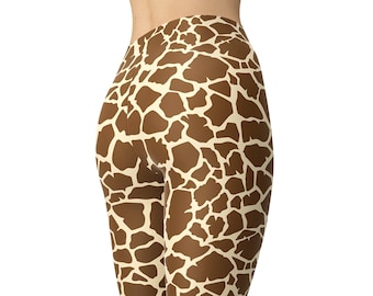 Giraffe Leggings, Animal Skin Leggings, Bedruckte Leggings, Workout Leggings, Yoga Hose, Capri, Plus Size Leggings, Jogginghose, Gym Strumpfhose