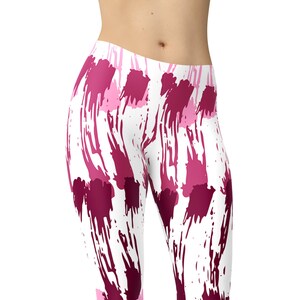 Paint Brush Strokes Leggings, Printed Leggings, Leggings for Women, Workout Leggings, Gym Leggings, Yoga Pants, Capris, Plus Size Leggings