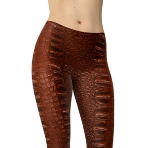 Crocodile Leggings, Animal Skin Leggings, Yoga Leggings, High Waist Leggings, Unique Leggings, Gym Leggings, Plus Size Leggings, Yoga Pants