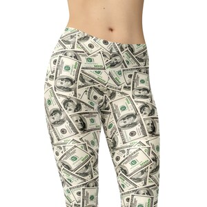 Dollar Leggings 100 Dollar Bills Printed Leggings for Women Workout Leggings Yoga Pants Tights Summer Buttery Soft Leggings Etsy
