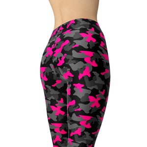 Plus size pink camo leggings clearance