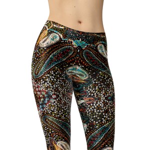 Boho Leggings, Tribal Leggings, Festival Leggings, Yoga Pants, Gym Leggings, Festival Clothing, Capris, Plus Size Leggings, Unique Leggings