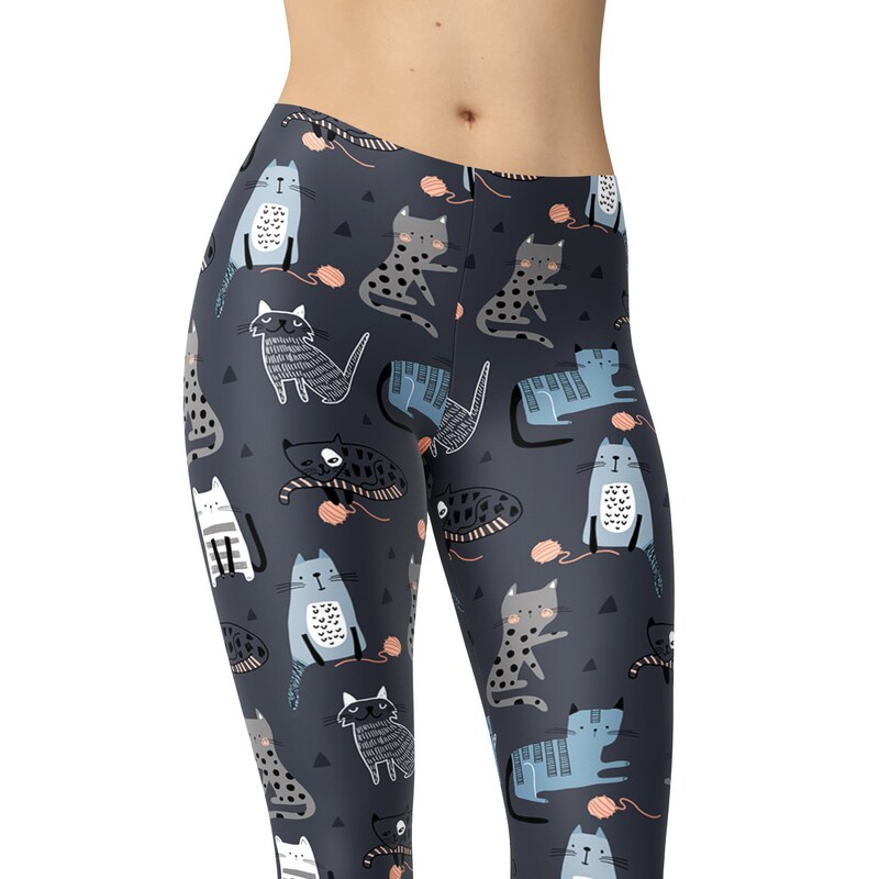 Cat Yoga Pants - Etsy