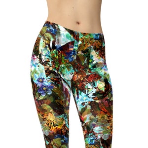Art Painting Leggings, Printed Leggings, Leggings for Women, Workout Leggings, High Waist Leggings, Yoga Pants, Capris, Plus Size Leggings