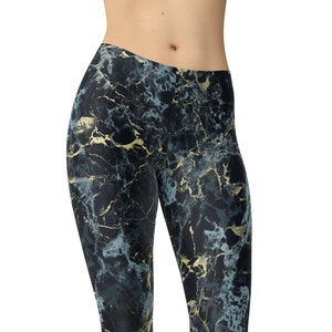 Marble Leggings, Boho Leggings, High Waisted Leggings, Unique Leggings, Yoga Pants, Boho Clothing, Workout Leggings, Plus Size Leggings