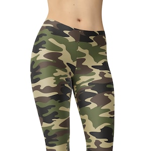 Camo Capri Leggings Leggings for Women Workout Leggings Camouflage Leggings Plus Size Leggings Printed Leggings Yoga Pants Etsy UK
