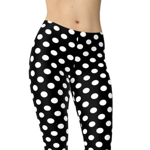 Polka Dot Leggings, Printed Leggings, Workout Leggings, Leggings For Women, Yoga Pants, Plus Size Leggings, Capris, High Waist Leggings